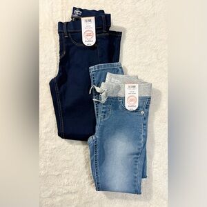 Wonder Nation Dark and Light Blue Jeggings.